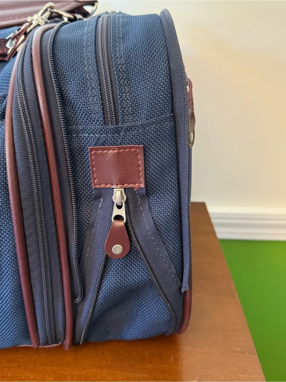 Vintage Samsonite Silhouette 4 Duffel Bag Blue Overnight Carry On Weekender 1987